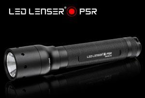 פנס יד נטען עוצמתי ביותר 210 לומינס דגם P5R של LED LENSER