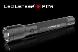 פנס יד נטען בעוצמה מיוחדת מאיר ל 420 מטרים LED LENSER P17R