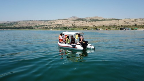גגון לסירות גומי מתנפחות לדייג של קוליברי KOLIBRI