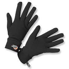 כפפות טרמיות שחורות לחייל ולמטייל LOWE ALPINE POWER STRETCH /RAB