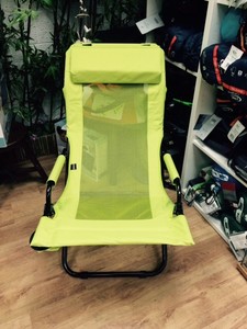 כיסא נמוך לים עם רשת בגב +כרית לראש OUTDOOR