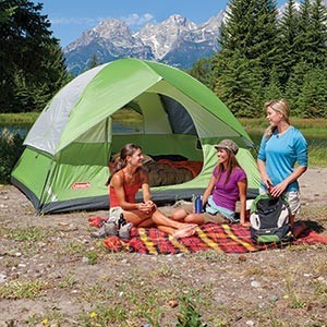 אוהל לארבעה אנשים קולמן סאנדום 4 COLEMAN SUNDOME