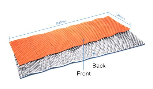 מזרון ביצים לצופים מתקפל בקלות וקל מאד OUTDOOR FOAM MAT