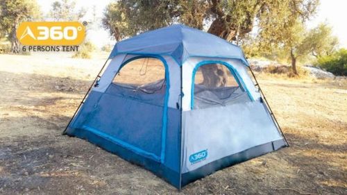 אוהל בן רגע פתיחה מהירה לשישה אנשים דמוי קולמן 360