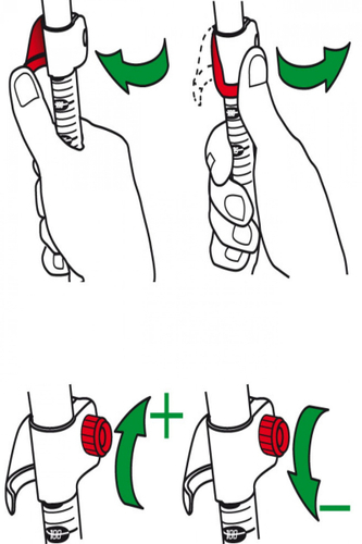 מקל הליכה מתקפל לקטן נכנס למזוודה 3 חלקים FERRINO ORTLES