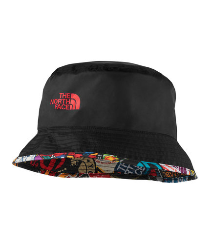 כובע טיולים רחב שוליים מנדף זיעה THE NORTH FACE SUN STASH HAT