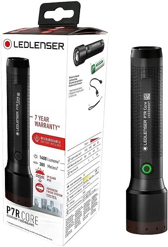 פנס יד נטען 4500 לומינס לד לנסר נטען Led Lenser P18R SIGNATURE