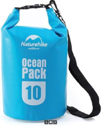 תיק אטום מים לשייט על סאפ נפח 10 ליטר NATURE HIKE NATUREHIKE