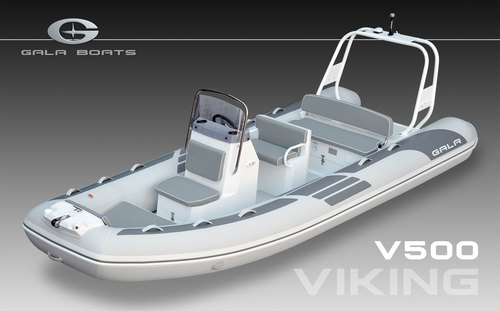 סירת גומי חצי קשיחה עם רצפת אלומיניום GALA VIKING RIBS V500