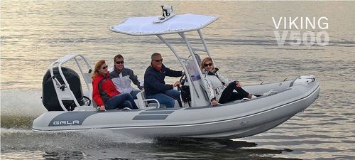סירת גומי חצי קשיחה עם רצפת אלומיניום GALA VIKING RIBS V500