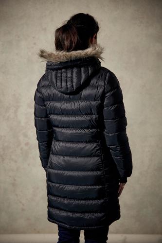 מעיל פוך ארוך לנשים עם פרווה בראש RAB DEEP COVER PARKA