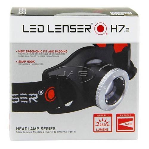פנס ראש לד לנסר לחיילים ומטיילים LED LENSER H7.2