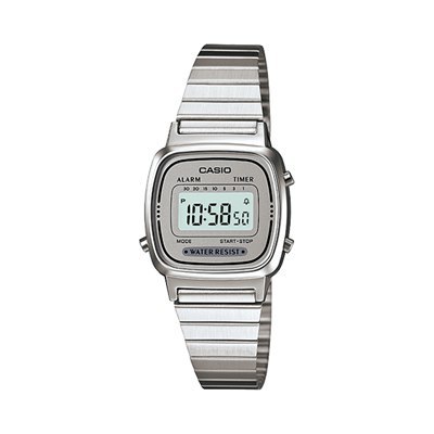 שעון נשים לחיילות בצבא מוזהב או כסוף CASIO LA670WGA-1DF