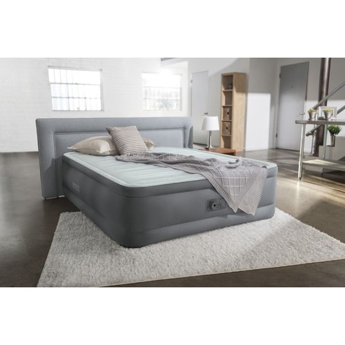 מזרן זוגי מתנפח משאבה מובנית Intex 64906 PremAire Inflatable Double Bed