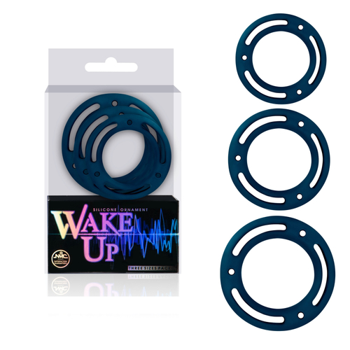 סט טבעות זקפה    NMC - Wake Up צבע כחול