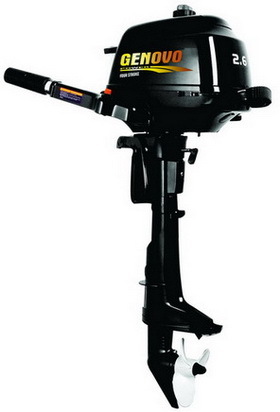 מנוע ימי לסירה מתנפחת חזק ואמין GENOVO 2.6HP בדיקה