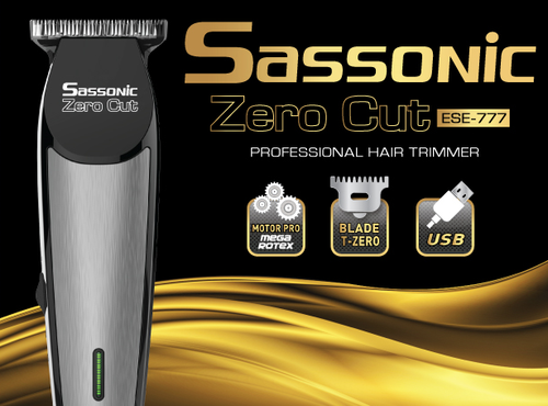 מכונת תספורת - Sassonic ESE777 ZERO cut 
