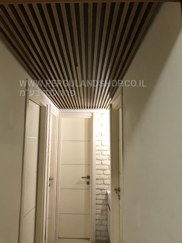 פרופילי אלומיניום דמוי עץ בחתך 2*4 ס