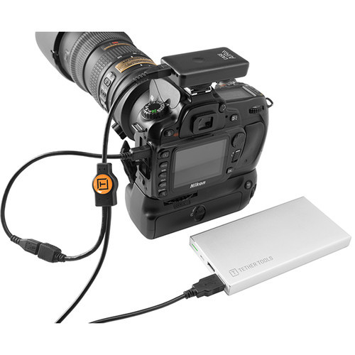 כבל Tether Tools USB Type-A Male to USB Micro-B Male & USB Micro-B Female