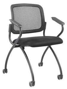 רוקו כיסא אורח עם גלגלים pro set
