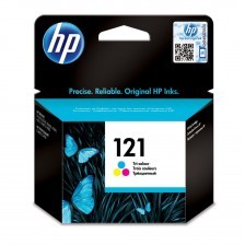 ראש דיו צבעוני מקורי HP 121 CC643HE