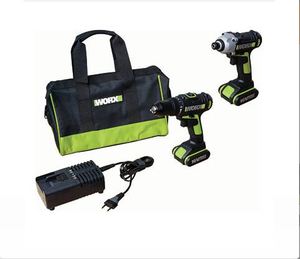 סט מברגות אימפקט + קלאץ 16V + 2 סוללות 1.3A WORX