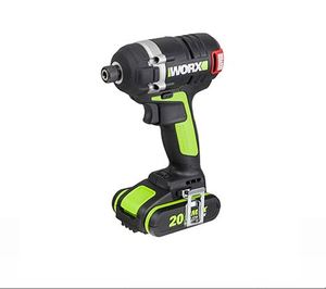 מברגה אימפקט ללא פחמים 20V כולל 2 סוללות 2A ומטען WORX
