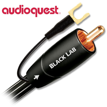 כבל סאב 12M RCA-RCA מבית AUDIOQUEST - סדרת BLACK LAB
