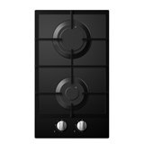 כיריים גז זכוכית שחור זוגי 6714 MIDEA DOMINO מידאה כיריים גז זכוכית שחור זוגי 6714 MIDEA DOMINO מידאה