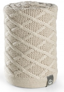 שמיכת קיץ / מעבר מצמר אוורירי 100% כותנה - שמנת