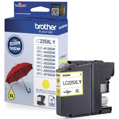 דיו צהוב מקורי Brother LC225XLY