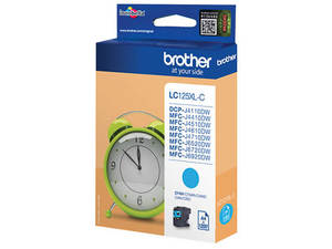 דיו מקורי ציאן Brother LC125XLC