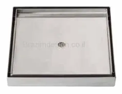 קוביית נקוז מנירוסטה דגם SHONY QSG1026 בגודל 30x30 ס