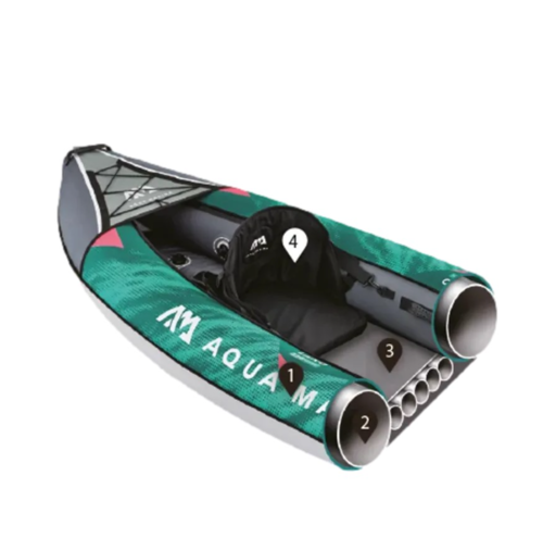 קיאק מתנפח ל 2 אנשים עם משוטים ומשאבה AQUA MARINA Laxo LA320