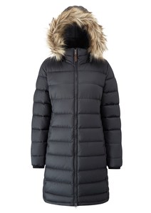מעיל פוך ארוך לנשים עם פרווה בראש RAB DEEP COVER PARKA