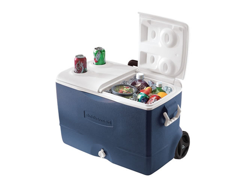 צידנית קשיחה על גלגלים EXTREEM 50 ליטר RUBBERMAID שומרת קור 5 ימים