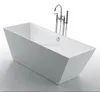 אמבטיה אקרילית FS דגם TRAPEZ טרפז מידה 165X65X58