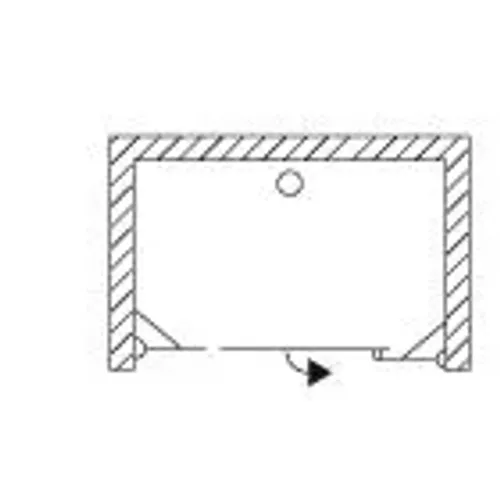 מקלחון חזית מיטרני, דגם 4007F, גימור אלגנטי.