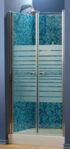 מקלחון חזית דגם Gemini מבית שטרן עם זכוכית מחוסמת 6 מ