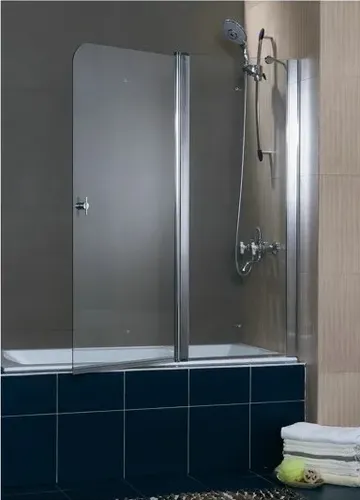 אמבטיון 2806 דופן + כנף על ציר, סל אקווה, שקוף.