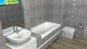 אמבטיה מלבנית תוצרת MTI-114 USA מידה 140X70 דגם 114