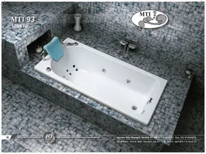 אמבטיה מלבנית תוצרת MTI-93 USA מידה 170X70 דגם 93