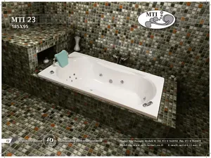 אמבטיה מיוחדת תוצרת MTI-23 USA מידה 185X95 דגם 23