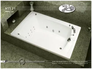 אמבטיה מיוחדת תוצרת MTI-21 USA מידה 180x140 דגם 21
