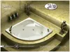 אמבטיה פינתית תוצרת MTI-32 USA מידה 120X120 דגם 32