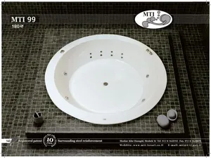 אמבטיה עגולה תוצרת MTI-99 USA מידה 180 דגם 99