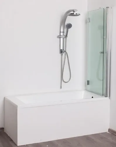 צירים עולים ויורדים, פרופיל אלומיניום בגימור ניקל מבריק, דגם לירז.