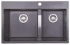 כיור וחצי גרניט שוני לאו 80 מידה 78X50
