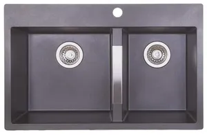 כיור וחצי גרניט שוני לאו 80 מידה 78X50
