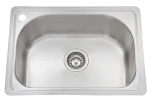 כיור בודד נירוסטה שוני אודם FM1003F 60 מידה 56X41